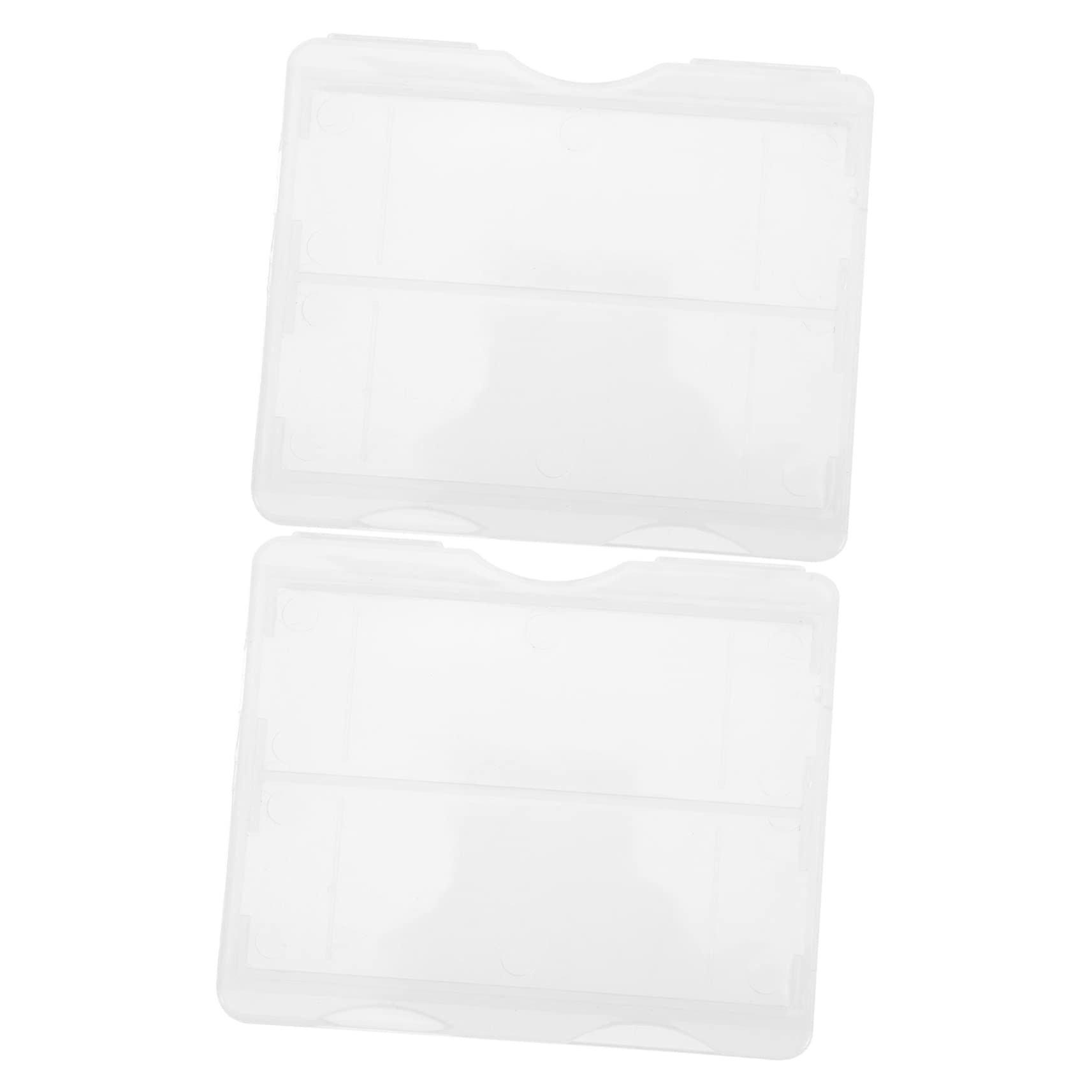 NAMOARLY Microscope Slide Storage Box 100pcs Glass Slide Storage Tray for School Home Lab Use