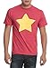 Steven Universe Star T-Shirt,Red,Medium