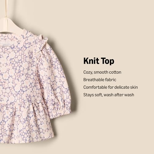 image for Amazon Essentials x Sofia Grainge Toddler Girls' 3/4 Sleeve Knit Top, 