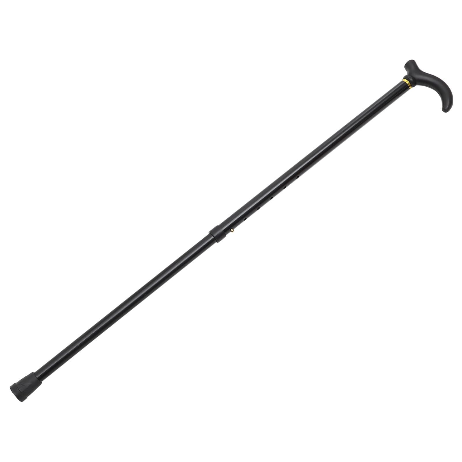 SOLUSTRE Retractable Walking Sticks, 2 Section Telescopic Adjustable Height Cane Aluminum Alloy Elderly Crutches Anti-Skid