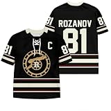 Generisch Heated Rivalry Shirt Unisex, Rozanov Hollander 24 81 Eishockey Tshirt, Ice Hockey Jersey im Hip-Hop Streetwear Stil für Damen und Herren