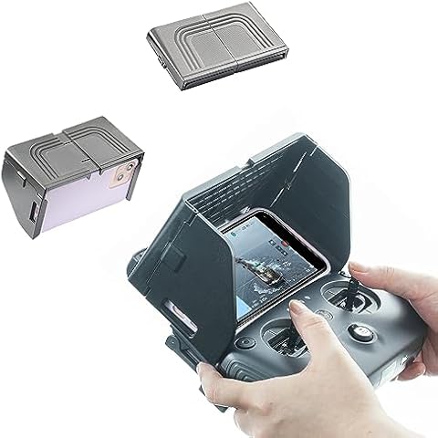 WANPOOL Universal Foldable Sun Shade Visor for Drone Controller Mobile Phone - Anti-Glare, Stable Fit, Easy Installation Cover