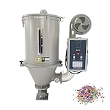 BEILOCKERY Industrial Plastic Hopper Dryer Machine, 50KG Capacity Stainless Steel Hot Air Drying Machine for Injection Molding PVC/ABS/PP/PE Plastic Pellets 220V/2PH 4.5KW