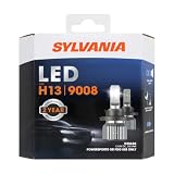 SYLVANIA H13 LED Headlights for Off Road Powersports & Fog Light Bulb, 6000K Cool White
