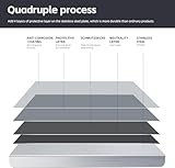 Stainless Steel Cutting Board, Kneading Board Baking Board, Countertop Chopping Boards for Meat, Fruits, Vegetables, and Bread, Easy to Clean (60X40cm) - Image 3