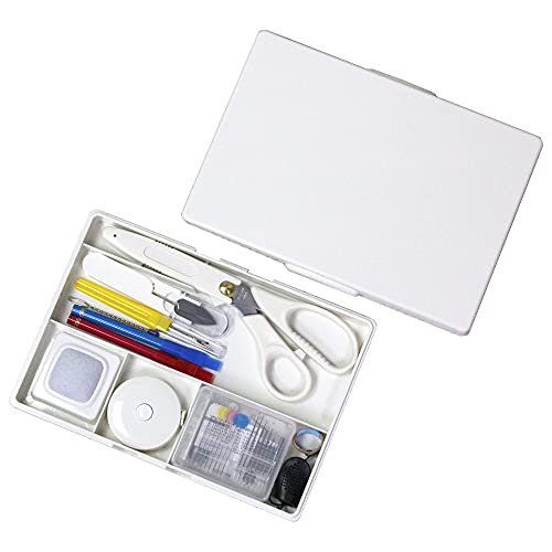 裁縫セット スリムケース【日本製裁ちばさみ】 (ホワイトセット(右利き用)) 裁縫セット スリムケース【日本製裁ちばさみ】 (ホワイトセット(右利き用))