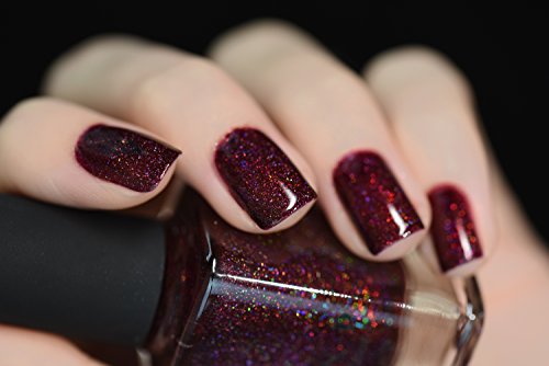 Ilnp Diablo - Vampy Oxblood Holographic Nail Polish #TOP2