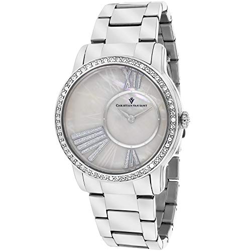 Montre à Quartz pour Femme Christian Van CV3610 Argent le Cadeau Idéal et Élégant
