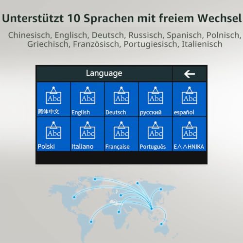 Hausalarmanlage, drahtloses 4G-WLAN-Alarmsystem mit 1080p-Überwachungskamera...