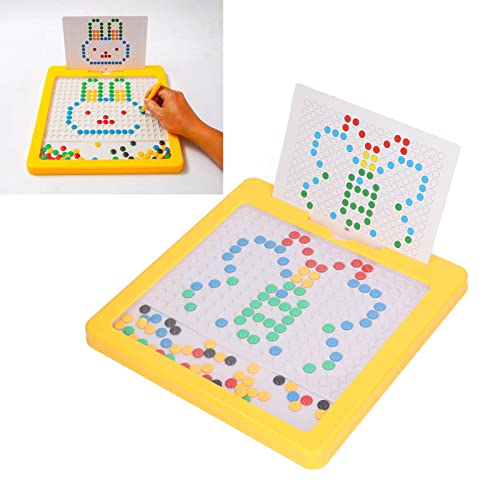 Prancha de desenho magnética jogo divertido desenho educacional brinquedo de arte de pontos magnétic