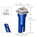 YITAMOTOR 10 Pack Blue T5 74 LED Wedge Dash Lights Bulb, 37 286 18 73 74 led Dashboard Gauge Light Bulbs, 5050 Chip sets 1-SMD, 12v, with 10x Twist Lock Sockets