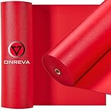 ONREVA Tool Box Liner 16 inch Wide x 18 Ft Large, Toolbox Drawer Liners, Heavy Duty Shelf Rubber Mat, Non Slip Pad Organizer for Rolling Tool Chest Drawers, Cabinet, Workbench, Red