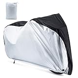 Roctee Waterproof XL Bicycle Cover, Outside Bikes Storage Covers Rain Sun UV Dust Wind Proof Mountain Bicycle Covers Road Electric Bike Cover Hybrid Bike Cover