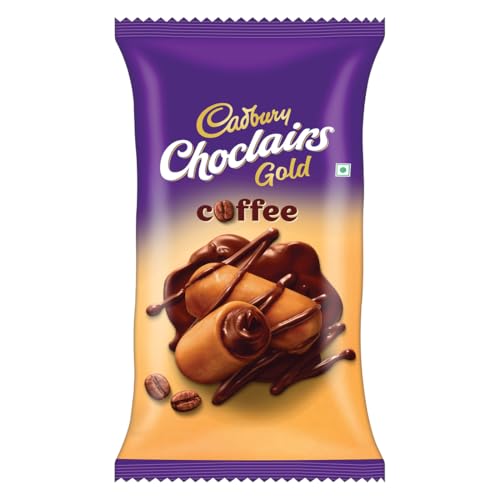 Image of Cadbury Choclairs Gold Coffee Candy, 560 g (100 Candies)