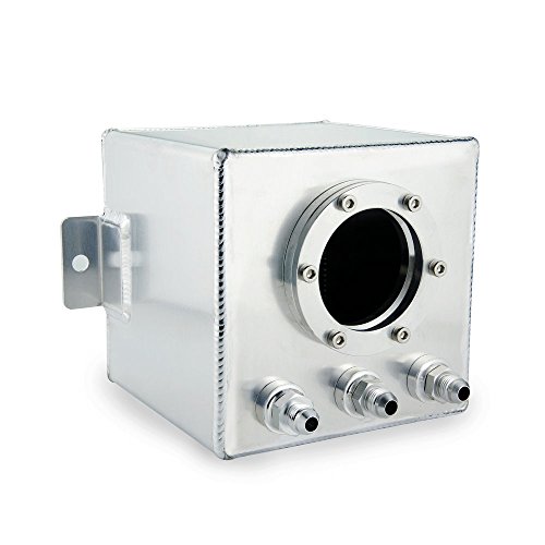Heinmo 2L Car Fuel Swirl Surge Pot Tank Alloy Surge Tank Universal For 044 Fuel Pump Polished Billet Aluminium #TOP1