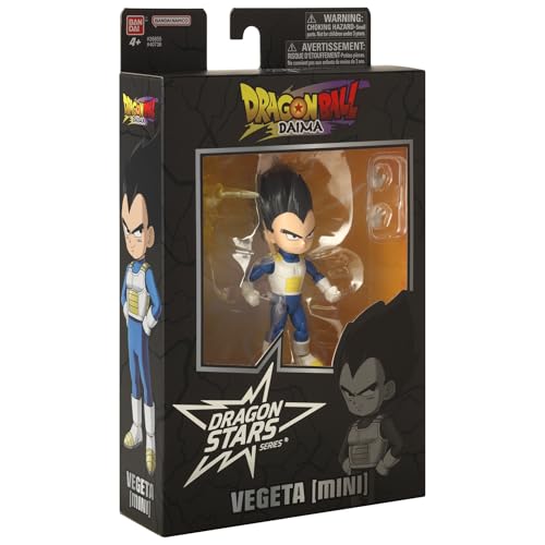 BANDAI – Dragon Ball Daima – Kid Vegeta – Figurine Articulée Dragon Stars 17 cm avec Accessoires – Personnage Officiel Dragon Ball – Figurine de Collection – Jouet Enfant 4 Ans et + – 40736