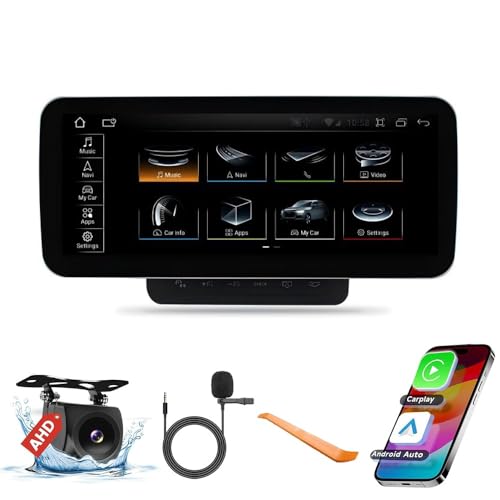 for Audi Q7 2005-2008 12.3" Octa Core 4G+32G Car CarPlay Android Auto Navigation Android Stereo GPS Radio Display IPS Touchscreen Headunit Tablet Media Player