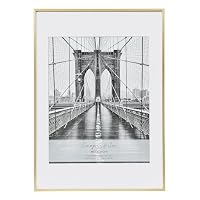 Cooper & Co. 50x70cm Matt to 40x50cm Gold Premium Metallicus Photo Frame