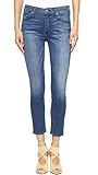 7 For All Mankind Women's Mid Rise Skinny Crop Jean