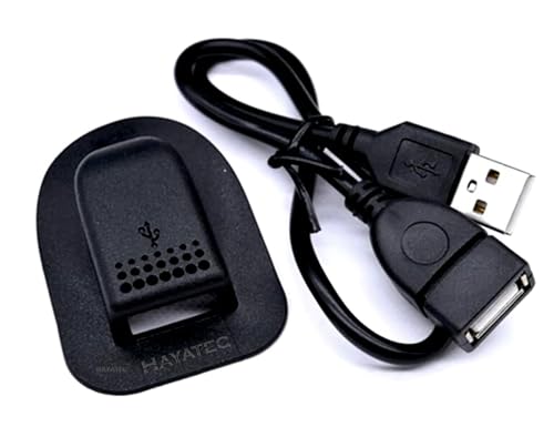 HAYATEC USB 2.0 Male to Female Panel Mount Fast Charging & Data Sync Cable - Ideal for Car Rear Seats, Laptop Bags, Camera Backpacks, and DIY USB Charging Ports