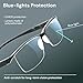 Gaoye 6 pack 3.0 Executive Style Reading Glasses Men - Durable Readers with Blue Light Filtering- Comfortable Fit with TR90 Frames