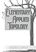 Elementary Applied Topology