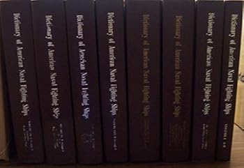 Hardcover Dictionary of American Naval Fighting Ships (Complete 8 Volume Set) Book