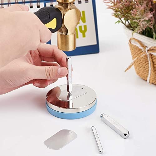 BENECREAT 3PCS Star Design Metal Stamp Set, 2/4/6mm Metal Punch Stamps for DIY Jewelry Crafts, Leather, Wood Punch Stamping