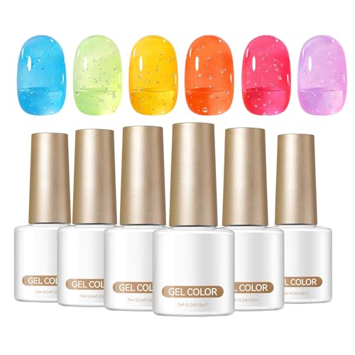 Cosméticos de larga duración en gel para uñas translúcidas de uso personal