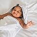 aden + anais Essentials Hooded Baby Bath Towel, Super Soft 100% Cotton, 2 Pack, Country Floral