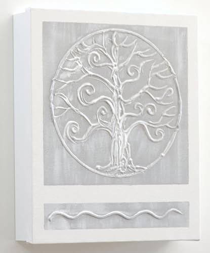Armario para Llaves, Pintado a Mano, Decorativo, Arbol de la Vida...