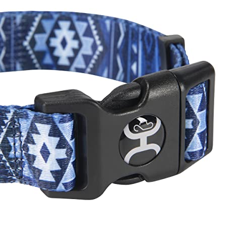 Hooey Nomad Dog Collar, Durable Polyester Webbing Collar with Graphic-Inspired Prints, Ombre Aztec, Medium Hooey Nomad Dog Collar, Durable Polyester Webbing Collar with Graphic-Inspired Prints, Ombre Aztec, Medium