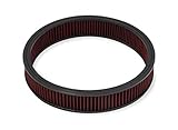 Holley 220-30 16 in. X 3 in. Red Washable Gauze Filter