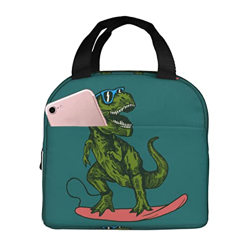 Miaoquhe Dinosaur Lunch Box Portable Insulated Dinosaur Lunch Bag, Dinosaur Lunch Boxes For Teens Boys And Girls, Kids Lunch Box Reusable Tote Bag For Outdoor Picnic School Work #TOP8
