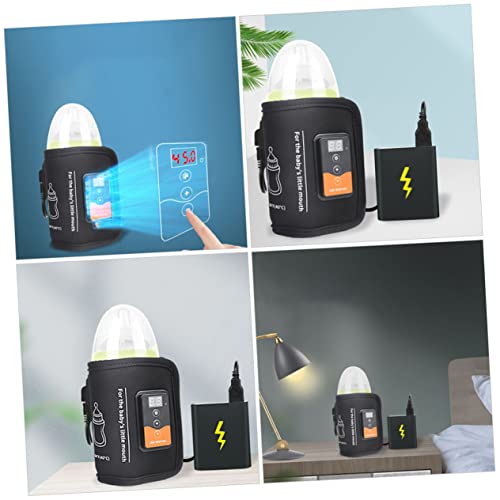 NUSITOU Saco de leite quente USB, aquecedor portátil de carro, aquecedor de carro, aquecedor USB, bo