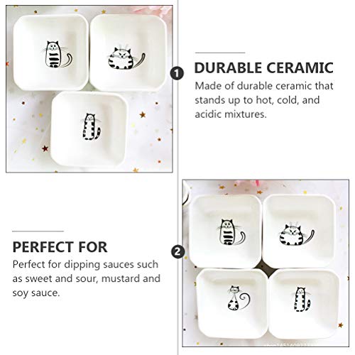 6 unidades Prato de Temperos Prato Molho Prato Pequeno Prato Molho de Salada Talheres