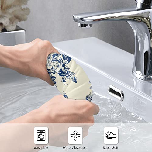 French Country Toile Print Towels,Hand Towels For Bathroom,Soft Small Bath Towel Kitchen Dish Towel,Washcloths For Bath, Pool And Guest Use, Multicolor, 30*70Cm #TOP4