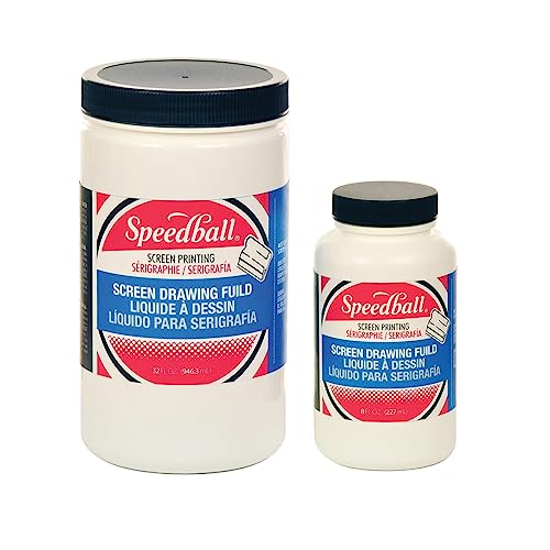 Speedball Non-Toxic Water Soluble Screen Drawing Fluid, Quart #TOP15