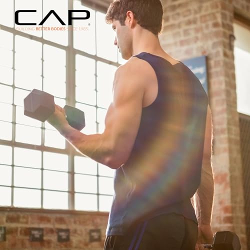 CAP Barbell 10 LB Coated Hex Dumbbell Weight Pair with Padded Grip by CAP - Image 5