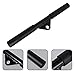 BESPORTBLE Rotating Straight Bar DIY Bicep Pull Bar with Handgrips Attachment Rotating Straight Bar for Professional Gyms Black