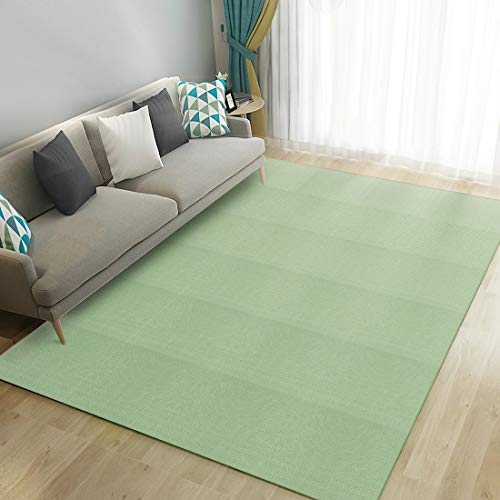 タイルカーペット タイルマット ずれないマット 洗濯OK 30X30cm 防音マット 犬猫 カーペット ジョイントマット 吸着マット 防音シート 床 子供 ペット 足音 洗える パズルマット(10枚入 ライトグリーン)