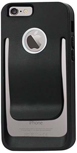 Reiko Belt Clip Polymer Case for iPhone 6 (4.7inch) - Retail Packaging - Black