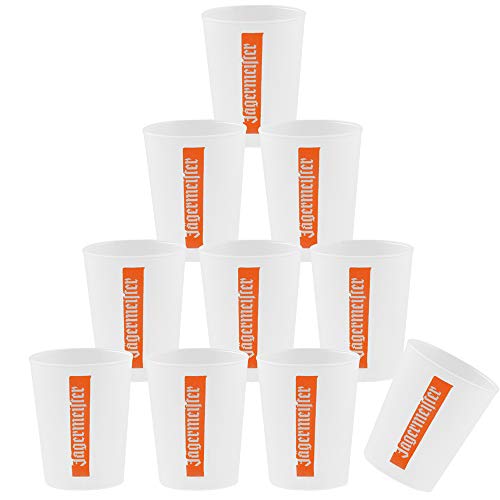10 Stück Original Jägermeister ® Probierbecher maximal 0,04 l Set Shot-Becher 10er Set Cover