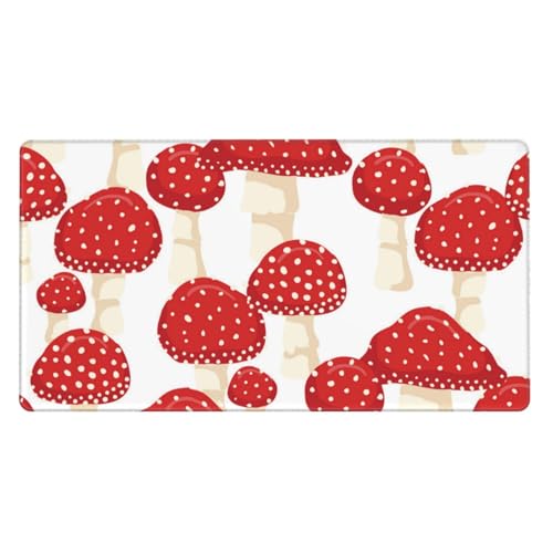 Tapis de souris grand format amanite tue-mouches aux finitions soignées