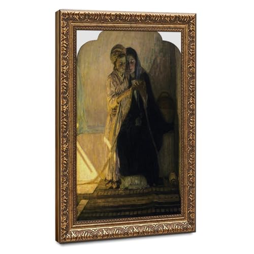 Christ apprenant à lire Henry Ossawa Tanner toile déco murale 40x61