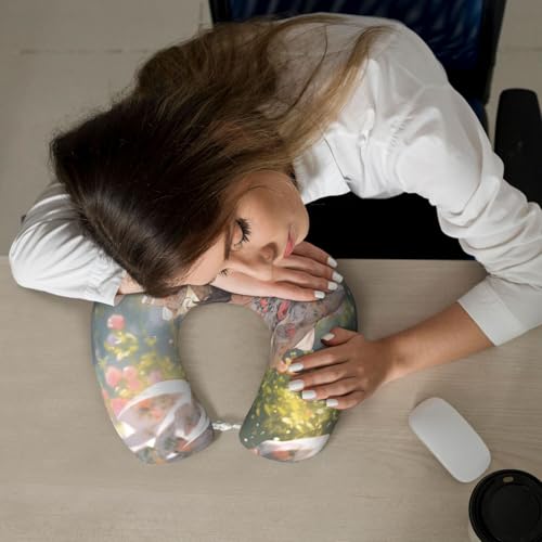Almohada cervical de poliéster tamaño único miniatura 7