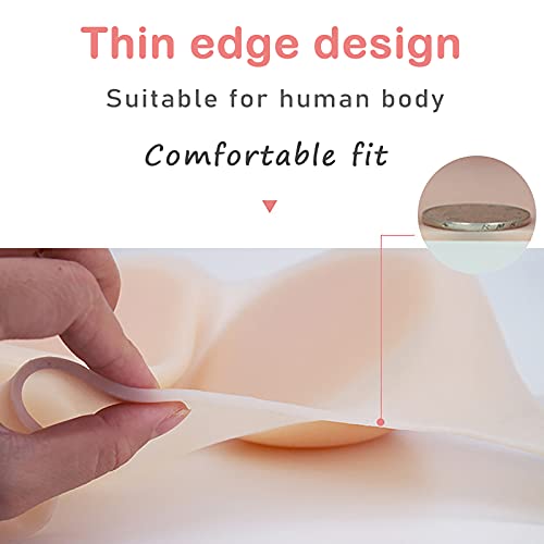 Gubigo Peitorais de silicone que forma o seio, realçador de seios realista, silicone macio, para cos