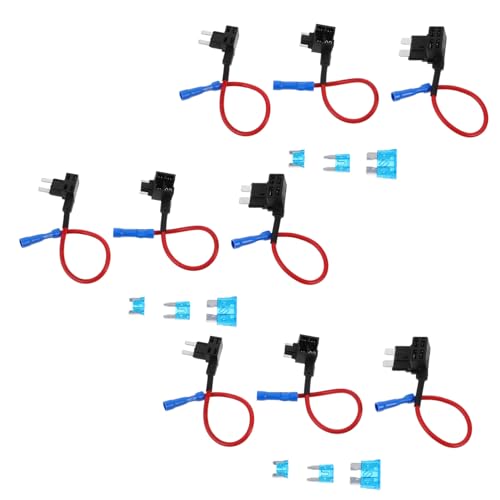 Soluciona problemas eléctricos con el adaptador de fusibles mini de 9 piezas