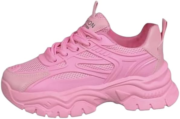 Chunky Sneakers for Women, Fashion Platform Sneakers Dad Shoes for Women, Casual Lace-up Walking Shoes