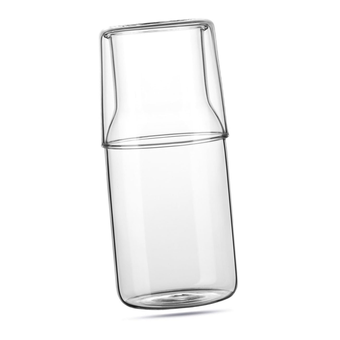 OUNONA 1 Set Transparent Glass Carafe for Desktop Use Elegant Tabletop Water Pitcher Household Water Carafe for Home and Office Stylish and Practical Design
